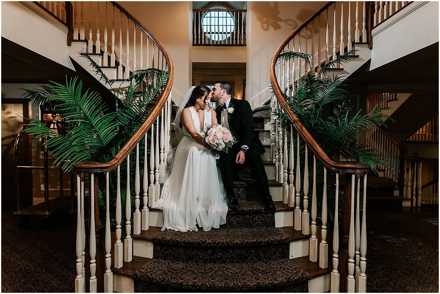 Some beautiful moments of the bride and groom at this Olde Mill Inn Wedding